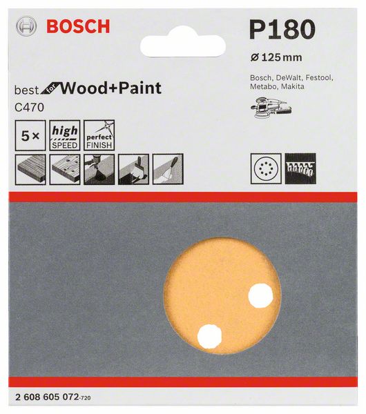 5  ?125 K180 Best for Wood+Paint Bosch (2608605072)