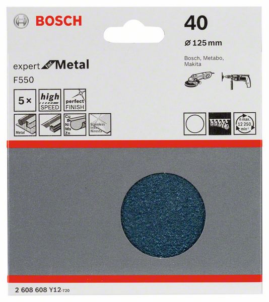 5  Expert for Metal ?125 /, K40 Bosch (2608608Y12) Bosch