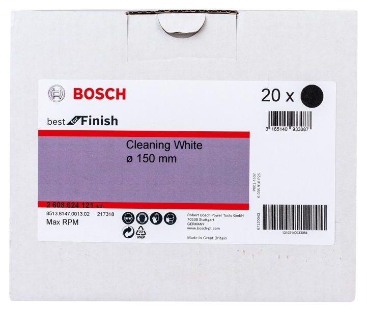 Best for Finish Cleaning White 150  (2608624121) BOSCH
